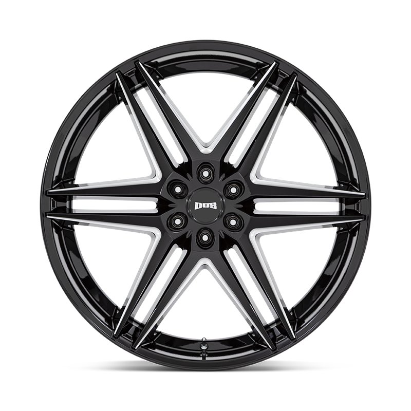 DUB Wheels | S267 DIRTY DOG 26x10.0 ET25 - GLOSSY BLACK MILLED