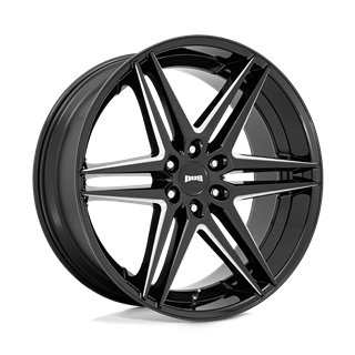 DUB Wheels | S267 DIRTY DOG 26x10.0 ET30 - GLOSSY BLACK MILLED