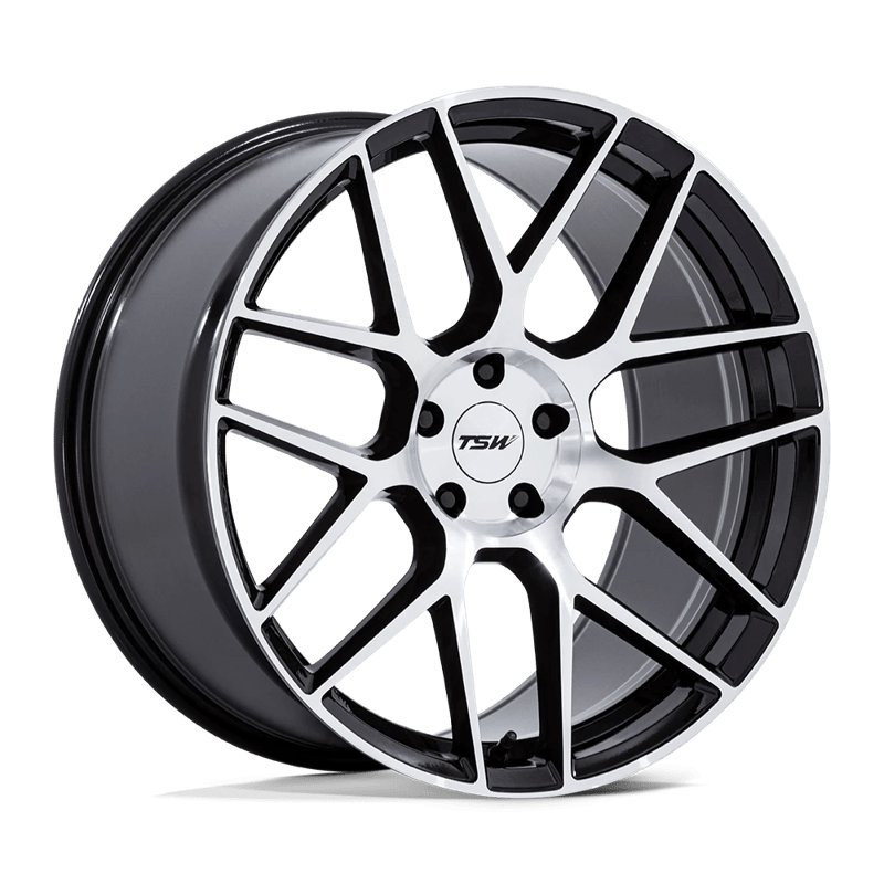 TSW | TW002 LASARTHE 17x8.0 ET35 - GLOSS BLACK MACHINED