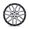TSW | TW002 LASARTHE 20x9.0 ET27 - GLOSS BLACK MACHINED