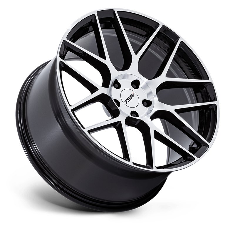 TSW | TW002 LASARTHE 22x10.5 ET38 - GLOSS BLACK MACHINED