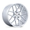 TSW | TW002 LASARTHE 17x8.0 ET40 - GLOSS SILVER MACHINED
