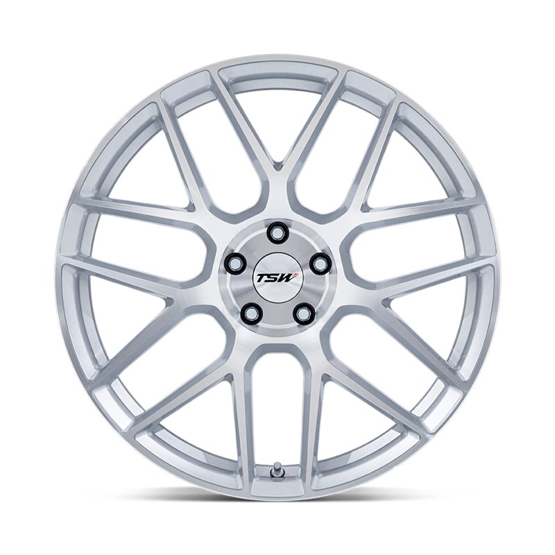 TSW | TW002 LASARTHE 17x8.0 ET40 - GLOSS SILVER MACHINED