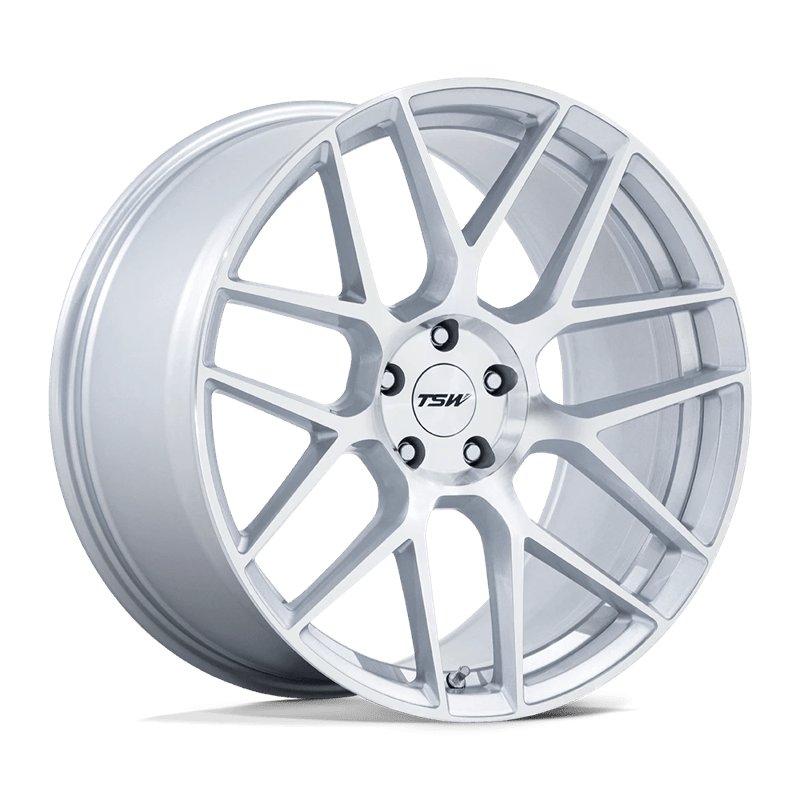 TSW | TW002 LASARTHE 17x8.0 ET40 - GLOSS SILVER MACHINED