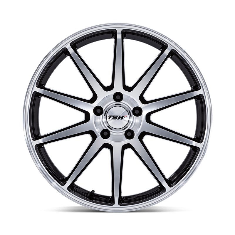 TSW | TW004 CANARD 20x10.5 ET30 - GLOSS BLACK W/ MACHINED FACE
