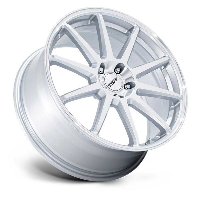 TSW | TW004 CANARD 20x10.5 ET30 - GLOSS SILVER W/ MACHINED FACE