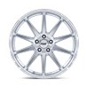 TSW | TW004 CANARD 20x9.0 ET20 - GLOSS SILVER W/ MACHINED FACE