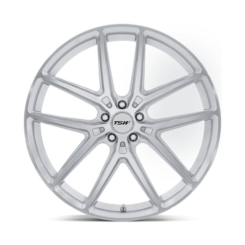 TSW | TW006 IMOLA 22x9.0 ET38 - GLOSS SILVER W/ MACHINED FACE