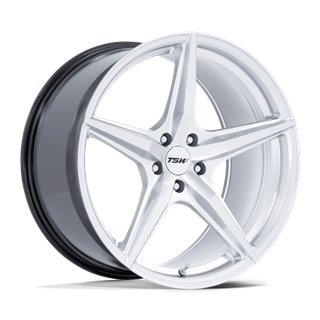 TSW | TW007 ESPRIT 18x10.5 ET25 - HYPER SILVER W/ MACHINED FACE