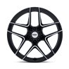 TSW | TW008 SLIPSTREAM 19x9.5 ET25 - GLOSS BLACK W/ MACHINED FACE