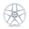TSW | TW008 SLIPSTREAM 19x10.5 ET35 - GLOSS SILVER W/ MACHINED FACE