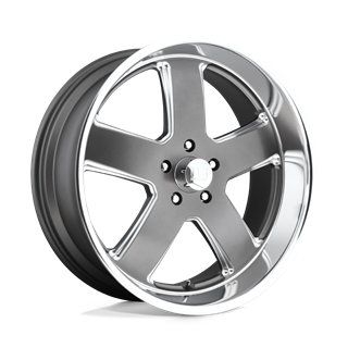 US Mag | U118 HUSTLER 20x9.5 ET1 - MATTE GUN METAL