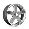 US Mag | U118 HUSTLER 20x9.5 ET1 - MATTE GUN METAL