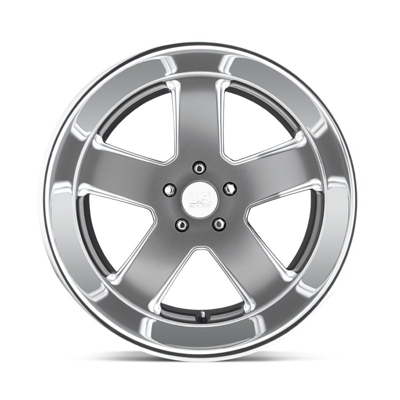 US Mag | U118 HUSTLER 20x9.5 ET1 - MATTE GUN METAL