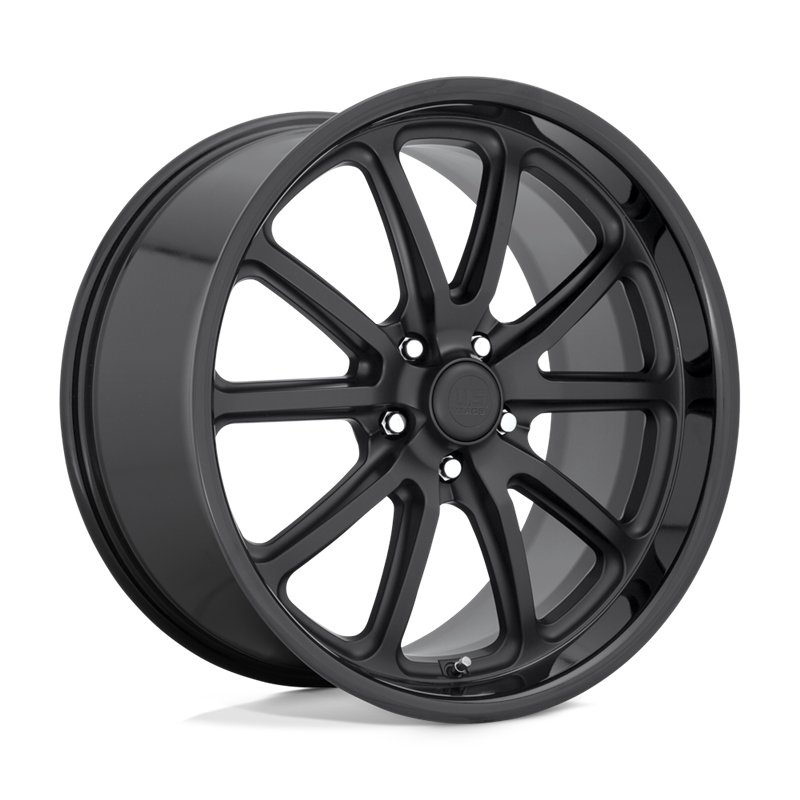 US Mag | U123 RAMBLER 20x8.5 ET15 - GLOSS BLACK MATTE BLACK