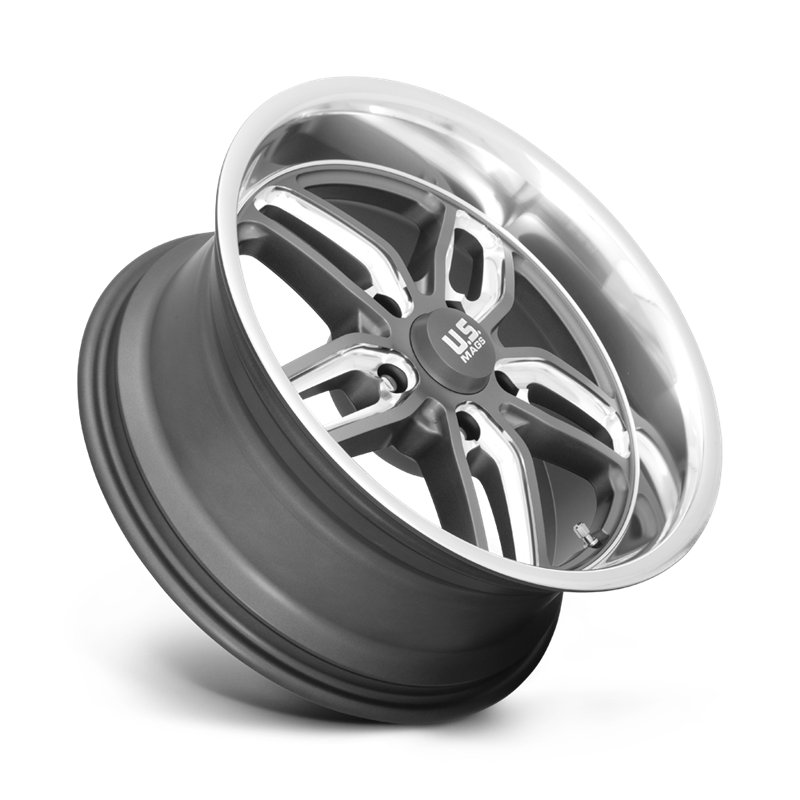 US Mag | U129 CTEN 22x10.5 ET1 - MATTE GUN METAL MILLED