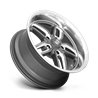 US Mag | U129 CTEN 22x10.5 ET1 - MATTE GUN METAL MILLED