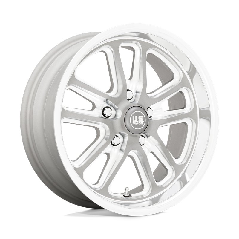 US Mag | U130 BULLET 17x8.0 ET1 - TEXTURED GUN METAL W/ MILLED EDGES