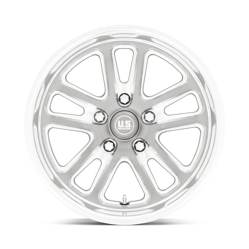 US Mag | U130 BULLET 17x8.0 ET1 - TEXTURED GUN METAL W/ MILLED EDGES