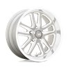 US Mag | U130 BULLET 18x9.5 ET1 - TEXTURED GUN METAL W/ MILLED EDGES