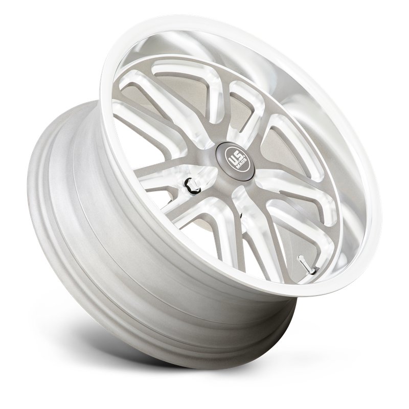 US Mag | U130 BULLET 18x9.5 ET1 - TEXTURED GUN METAL W/ MILLED EDGES