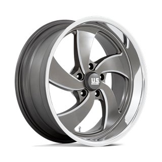 US Mag | U133 DESPERADO 20x8.0 ET1 - ANTHRACITE MILLED DIAMOND CUT LIP
