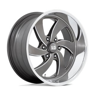 US Mag | U133 DESPERADO 20x8.0 ET1 - ANTHRACITE MILLED DIAMOND CUT LIP
