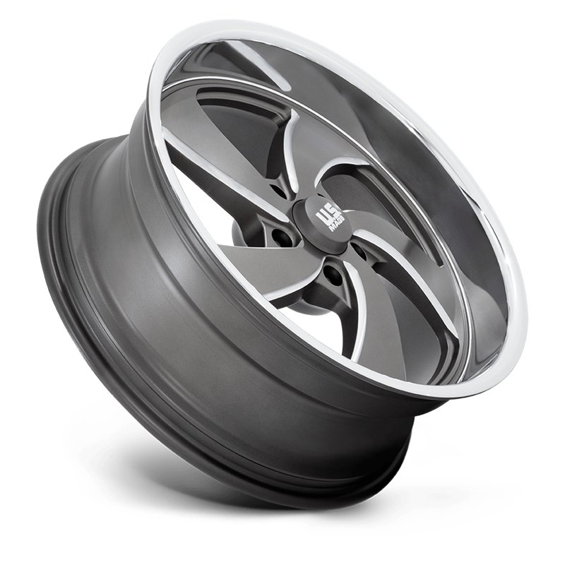 US Mag | U133 DESPERADO 20x9.5 ET1 - ANTHRACITE MILLED DIAMOND CUT LIP