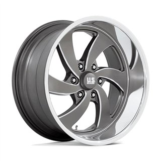 US Mag | U133 DESPERADO 20x9.5 ET1 - ANTHRACITE MILLED DIAMOND CUT LIP