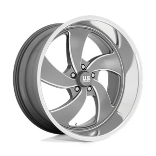 US Mag | U133 DESPERADO 22x10.5 ET1 - ANTHRACITE MILLED DIAMOND CUT LIP
