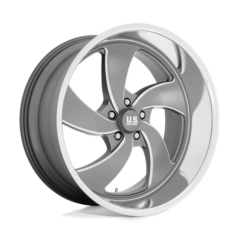 US Mag | U133 DESPERADO 22x10.5 ET1 - ANTHRACITE MILLED DIAMOND CUT LIP