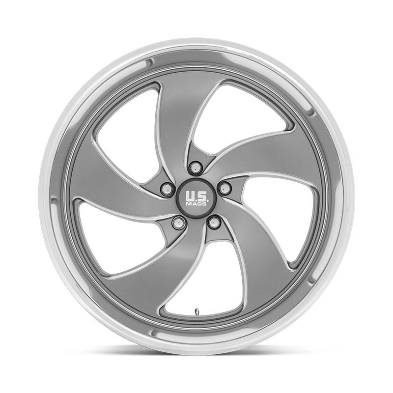 US Mag | U133 DESPERADO 22x10.5 ET1 - ANTHRACITE MILLED DIAMOND CUT LIP