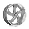 US Mag | U133 DESPERADO 24x10.0 ET5 - ANTHRACITE MILLED DIAMOND CUT LIP