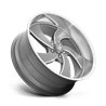 US Mag | U133 DESPERADO 24x10.0 ET5 - ANTHRACITE MILLED DIAMOND CUT LIP
