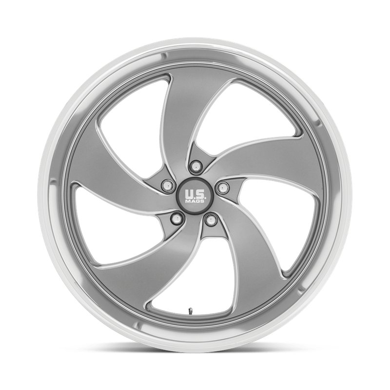 US Mag | U133 DESPERADO 24x10.0 ET5 - ANTHRACITE MILLED DIAMOND CUT LIP