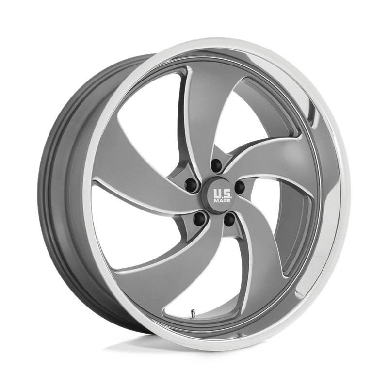 US Mag | U133 DESPERADO 24x9.0 ET1 - ANTHRACITE MILLED DIAMOND CUT LIP