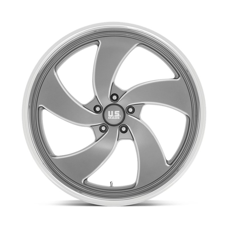 US Mag | U133 DESPERADO 24x9.0 ET1 - ANTHRACITE MILLED DIAMOND CUT LIP