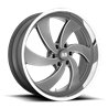 US Mag | U133 DESPERADO 24x9.0 ET25 - ANTHRACITE MILLED DIAMOND CUT LIP