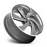 US Mag | U133 DESPERADO 24x9.0 ET25 - ANTHRACITE MILLED DIAMOND CUT LIP