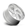 US Mag | U134 DESPERADO 22x10.5 ET1 - SILVER BRUSHED FACE MILLED DIAMOND CUT LIP