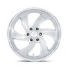 US Mag | U134 DESPERADO 22x9.0 ET25 - SILVER BRUSHED FACE MILLED DIAMOND CUT LIP