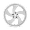 US Mag | U134 DESPERADO 24x9.0 ET1 - SILVER BRUSHED FACE MILLED DIAMOND CUT LIP