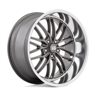 US Mag | U139 SANTA CRUZ 22x10.5 ET0 - ANTHRACITE W/ DIAMOND CUT LIP