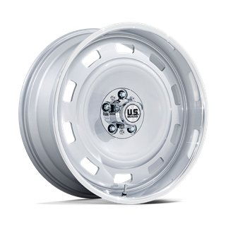 US Mag | UC143 SCOTTSDALE 17x9.0 ET-12 - SILVER W/ DIAMOND CUT LIP