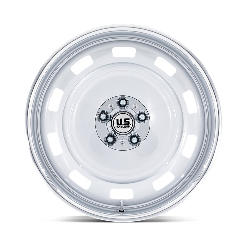 US Mag | UC143 SCOTTSDALE 22x9.0 ET15 - SILVER W/ DIAMOND CUT LIP