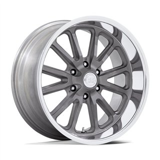 US Mag | UC145 RAMBLER 6 20x8.0 ET1 - MATTE GUNMETAL DIAMOND CUT LIP