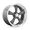 American Racing | VN215 CLASSIC TORQ THRUST II 16x7.0 ET0 - MAG GRAY W/ MACHINED LIP