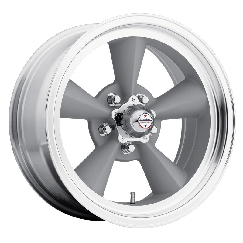 American Racing | VN309 TT O 15x8.5 ET-24 - VINTAGE SILVER W/ MACHINED LIP