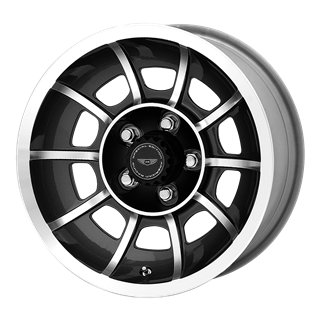 American Racing | VN47 VECTOR 15x8.5 ET6 - SATIN BLACK MACHINED