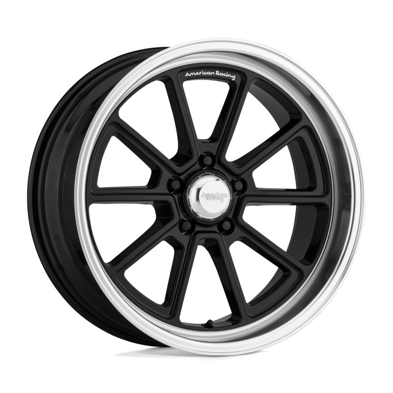 American Racing | VN510 DRAFT 20x8.5 ET6 - GLOSS BLACK W/ DIAMOND CUT LIP